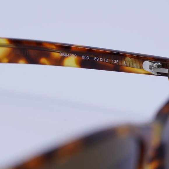 ?️ New Balenciaga BB0402S 003 Sunglasses - Havana Frame, Brown Lenses